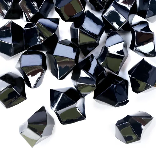 Miniatura 21 de Babenest - Rocas de hielo trituradas acrílicas, 150 piezas de cristales falsos, cubos de hielo de plástico, gemas de diamantes para rellenos