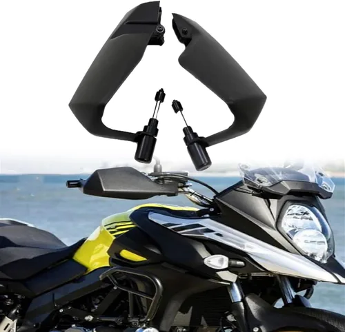 Miniatura 2 de Para Suzuki V-Strom DL650 2004-2022 - Protector de manillar de motocicleta DL 650 V Strom 2015 2016 2017 2018 2019 (color negro1)
