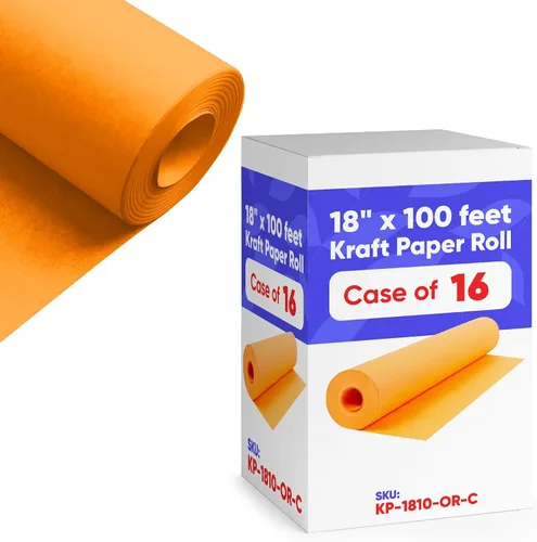 Miniatura 15 de Papel kraft negro de 18 x 1200 pulgadas (100 pies), 45 libras de grosor, reciclable hecho en Estados Unidos, 16 rollos