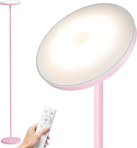 Miniatura 15 de SUNMORY Lámparas de pie para sala de estar, lámpara de pie LED súper brillante de 32 W/3000 lm con control remoto, lámpara de pie de 69 pulgadas