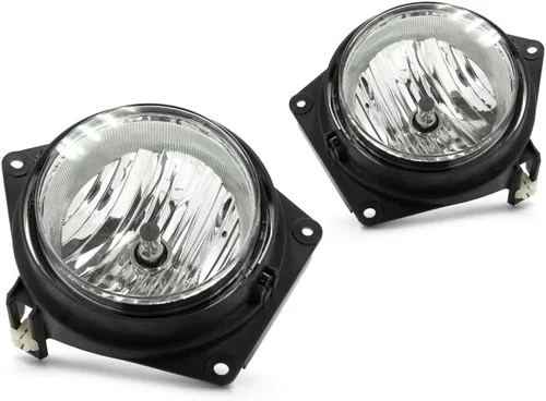 KarParts360: Para 2007 2008 2009 2010 Hummer H3 Conjunto de luz antiniebla par lado conductor y pasajero con bombillas para HU2592101 HU2593101 Lado