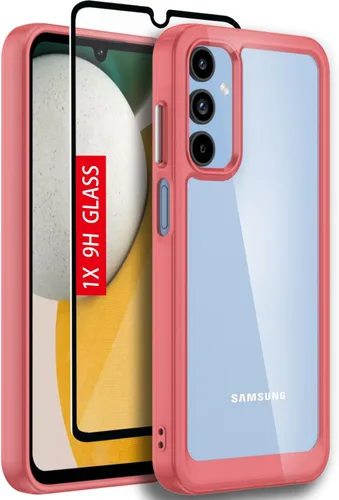 Miniatura 10 de Funda para teléfono Samsung Galaxy-A15-5G: Cubierta de teléfono a prueba de golpes de grado militar con protector de pantalla de vidrio templado