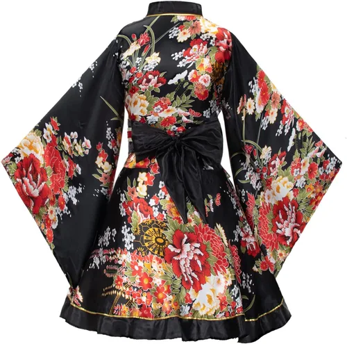 Miniatura 5 de Elibelle Juego de calcetines de seda plegables de seda para mujer, estilo kimono de anime japonés