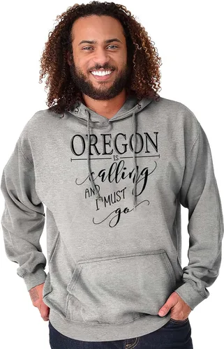 Miniatura 4 de Brisco Brands Oregon is Calling and I Must Go - Sudadera con capucha para mujer y hombre