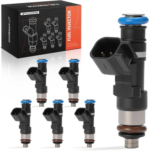 A-Premium Inyectores de combustible compatibles con Ford Explorer, Explorer Sport Trac y Mercury Mountaineer 2005 V6 4.0L, Flex, juego de 6,