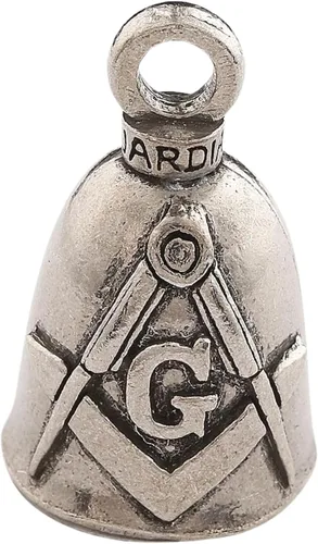 Miniatura 22 de Guardian Bell Good Luck Bell w/Keyring & Black Velvet Bag Motorcycle Bell Lead-Free Pewter Made in USA Phoenix Biker