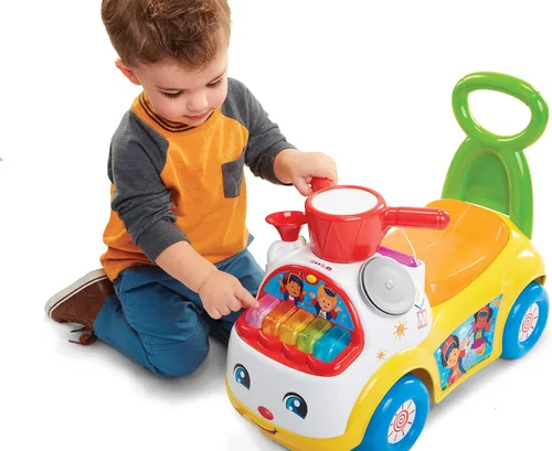 Miniatura 3 de Little People Fisher-Price Juguete con música Parade Ride-On, blanco