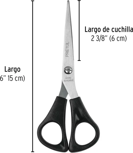 Miniatura 3 de Hogar y oficina Tijera 6 ', Pretul