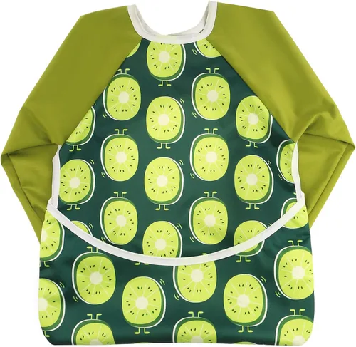 Miniatura 17 de Babero impermeable con mangas y bolsillo, 6-24 meses