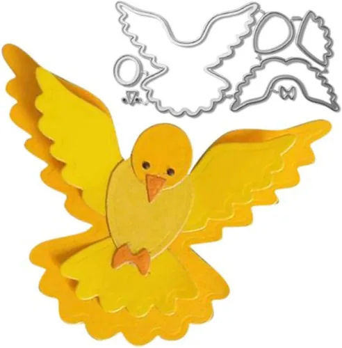 Miniatura 5 de DIY Scrapbooking Artist Oso polar con árboles Star Moon Troqueles de corte de metal, troquelados, troqueles para álbumes de recortes 1 Pcs Polar Bear