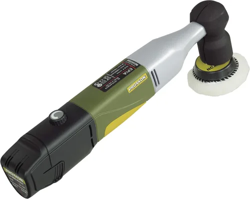 Miniatura 2 de Proxxon Pulidora Excéntrica Inalámbrica EP/A (Sin Batería, Velocidad 1100-2600/min, Voltaje 10,8 V, Pulidora Compacta, con estuche y Accesorios)