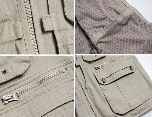 Miniatura 5 de Flygo Chaleco de viaje casual para hombre con bolsillos