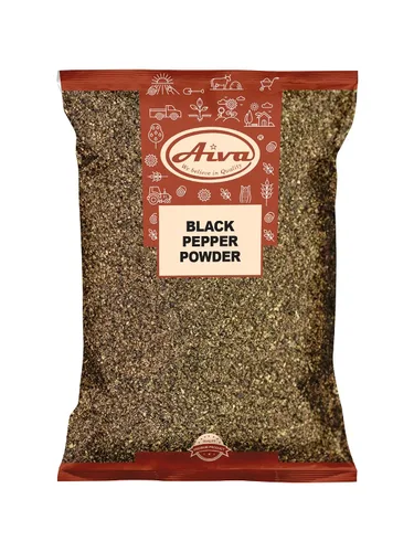 AIVA - Polvo de pimienta negra Tellicherry (pimienta negra Tellicherry) | Malla 28 | Grueso | Puro y natural (4 libras)