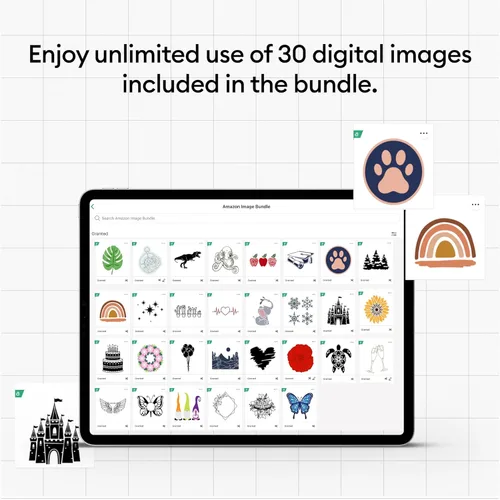 Miniatura 3 de Cricut Maker 3 y paquete de biblioteca de contenido digital - Incluye 30 imágenes en la aplicación Design Space - Máquina de corte inteligente, 2