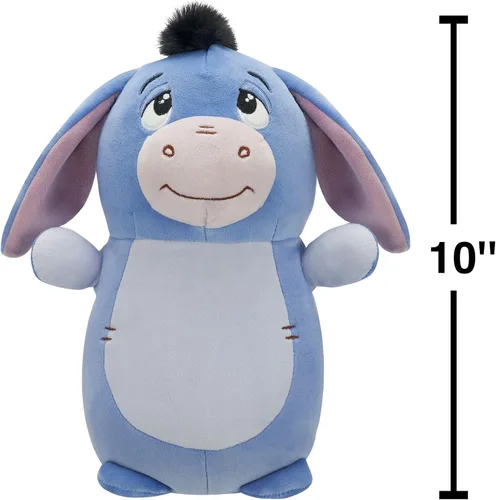 Miniatura 4 de Squishmallows Eeyore HugMees original de Disney de 10 pulgadas – Peluche oficial ultrasuave de Jazwares (tamaño mediano)