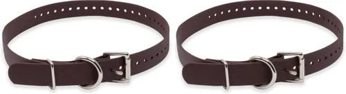 Miniatura 9 de Collar de perro Educator Biothane, impermeable, a prueba de olores, con hebilla de metal y anillo en D, ajustable para un ajuste personalizado, Negro
