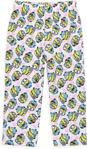 Miniatura 3 de INTIMO Despicable Me Minions Chibi Bello Raglan - Conjunto de pijama para dormir, Multi colorido