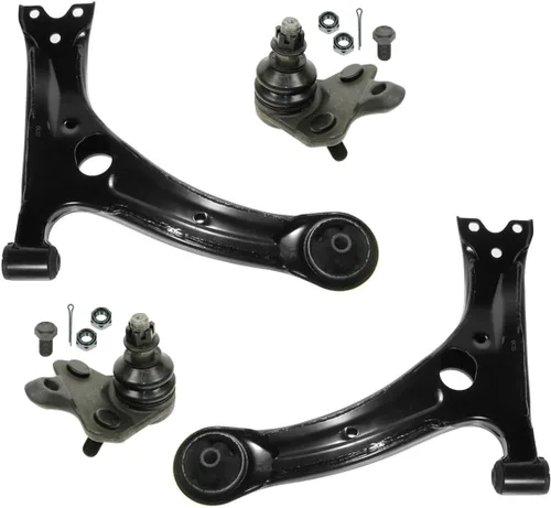 Miniatura 61 de TRQ Brazo de control delantero superior e inferior con rótula juego de 4 piezas compatible con Land Rover Range Rover 2003-2012