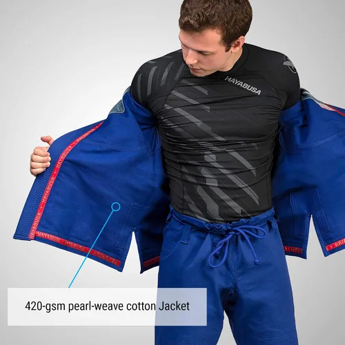 Miniatura 4 de Hayabusa Jiu Jitsu Gi de tejido perlado ultraligero