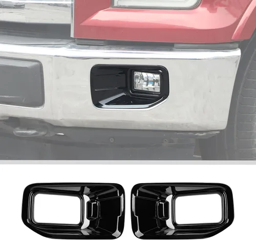 JWWY Faros delanteros antiniebla, luces antiniebla, embellecimiento, embellecimiento, ajuste para Ford F150 2015-2020, accesorios exteriores ABS