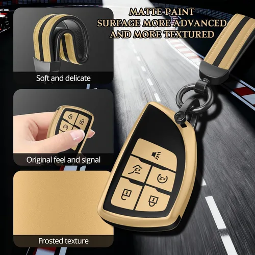 Miniatura 3 de For Chevy/GMC Key Fob Cover Accessories, Matte TPU