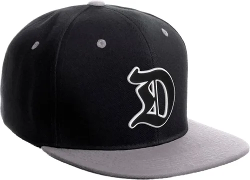 Miniatura 1410 de Daxton Gorra clásica con visera de billete plano con letras del alfabeto inglés antiguo de la A a la Z