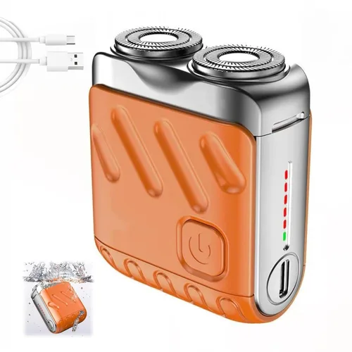 Miniatura 8 de Afeitadora eléctrica de equipaje, mini afeitadora eléctrica, maquinilla de afeitar eléctrica portátil para hombres, afeitado húmedo y seco