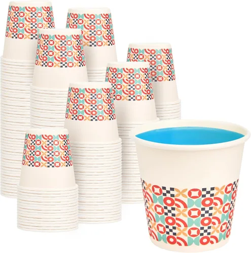Miniatura 41 de METAPRINT 500 unidades de 12 onzas tazas de papel desechables para café, tazas de papel blancas para café caliente para cafeterías, bistrós, fiestas