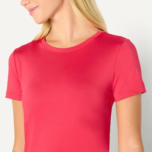 Miniatura 105 de Amazon Essentials Camiseta de manga corta con cuello redondo para mujer, de secado rápido, para entrenamiento, gimnasio, paquete múltiple