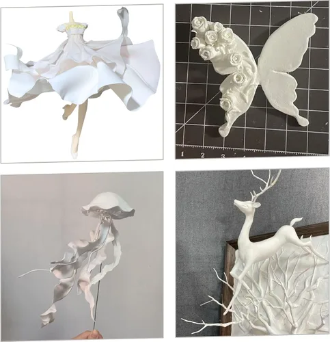 Miniatura 5 de Arcilla ligera - Arcilla de secado al aire, ultra ligera y suave, segura y no tóxica, moldeable y flexible, arcilla de modelado DIY para figuras