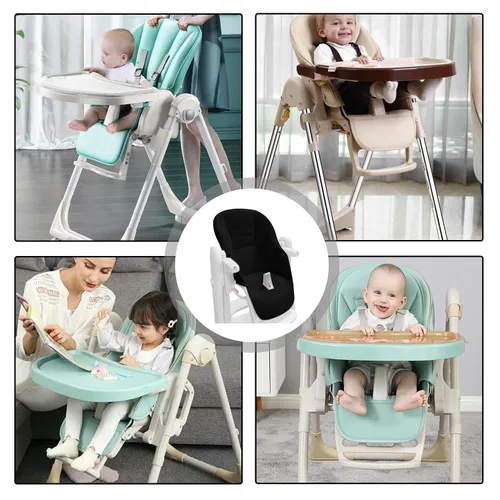 Miniatura 7 de Silla de comedor para bebé, cojín de cuero sintético para silla alta, cómodo cojín para silla alta para silla alta reemplazo para Peg Perego Tatamia