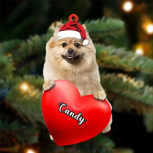 Miniatura 112 de Adornos de Navidad personalizados para perros, nombre personalizado, adorno de Malamute de Alaska, adornos acrílicos, regalos de Navidad, amantes