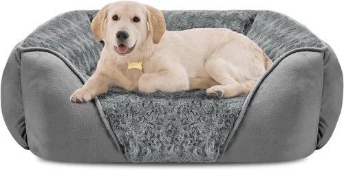 Miniatura 14 de INVENHO Cama XXL para perros grandes, medianos y pequeños, cama rectangular lavable para perro, cama ortopédica para perros, cama suave y relajante