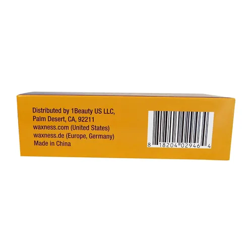Miniatura 4 de Waxness Espátulas de cera de madera, 100 unidades, varillas aplicadoras en ángulo para cera corporal y de precisión, madera de abedul desechable
