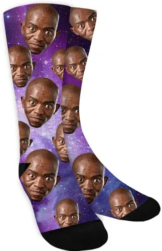 Calcetines personalizados con foto, calcetines personalizados con imagen, calcetines divertidos unisex personalizados para regalos de Navidad