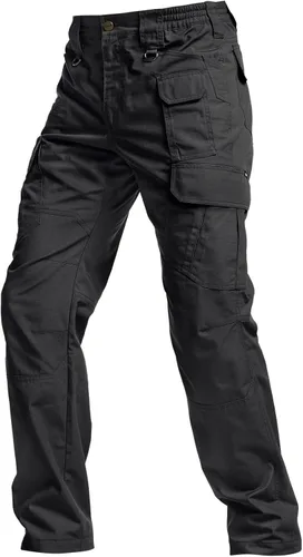 Miniatura 4 de CQR - Pantalones tácticos tipo cargo para hombre, tejido ripstop, resistentes al agua, ligeros, para uso diario, trabajo, senderismo o exteriores