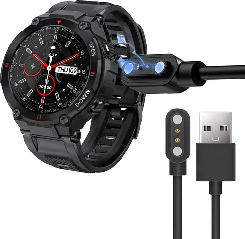 Miniatura 2 de Lamshaw Cable de carga USB magnético - Cargador de repuesto para reloj inteligente militar EIGIIS K22, K28