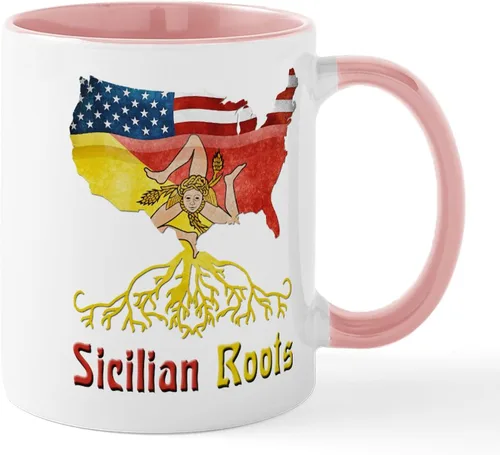 Miniatura 49 de CafePress Sicilia Mug - Taza de café de cerámica (11.0 fl oz)