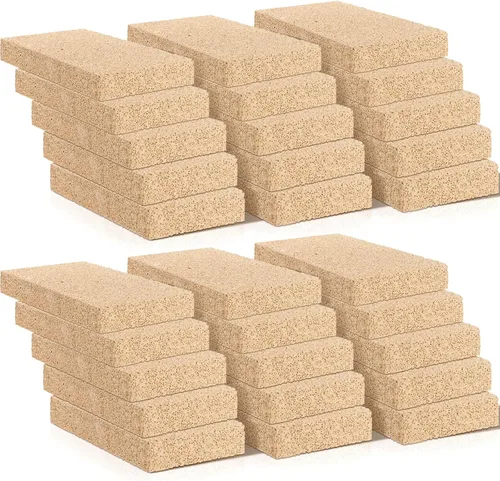 Ripeng 30 ladrillos de fuego aislantes para estufa de leña con clasificación 3200F, ladrillos de fuego para chimeneas, forjas de herrero, hornos de