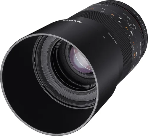 Miniatura 2 de Samyang Lente macro de teleobjetivo de marco completo F2.8 ED UMC de 3.937 in para cámaras SLR digitales MFT – Vidrio ultra multicapa, apertura