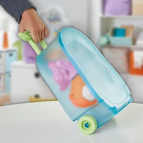 Miniatura 8 de POTATO HEAD Pet-Tato Tots, conjunto temático de mascotas con 31 partes y piezas más estuche de transporte con ruedas, juguetes para niños pequeños