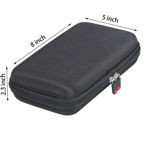 Miniatura 7 de Hermitshell Estuche rígido de viaje para pistola de temperatura de termómetro infrarrojo Etekcity 800/774 (negro)