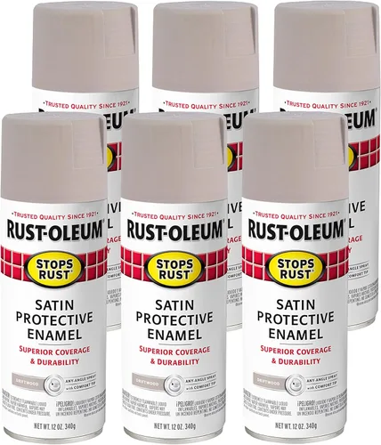 Miniatura 54 de Rust-Oleum 285092 - Pintura en aerosol para prevención del óxido, 12 onzas, transparente satinado Satinado claro