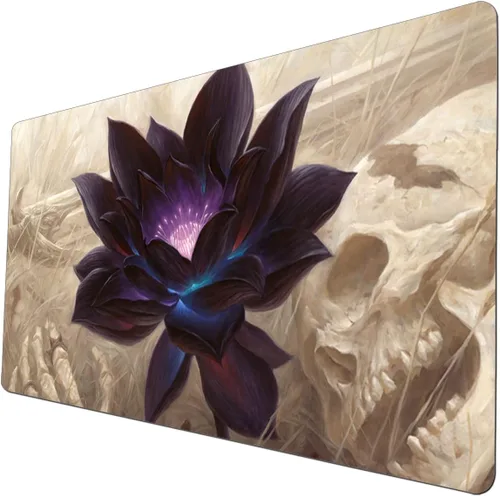 Miniatura 11 de MTG - Tapete de juego con bordes cosidos, alfombrillas MTG para MTG DTCG CCG RPG Trading Card de 24 x 14 pulgadas, alfombrillas de juego TCG