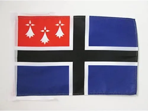 Miniatura 405 de Bandera de México AZ FLAG, 45.7 x 30.5 cm, con cordones - Pequeñas banderas mexicanas de 30 x 45 cm - Bandera de 45.7 x 30.5 cm