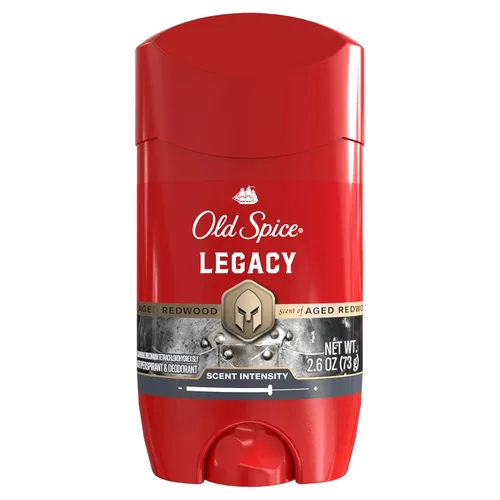 Miniatura 16 de Old Spice Red Collection Invisible Solid Antitranspirante y desodorante para hombres, Capitán, 2.6 oz