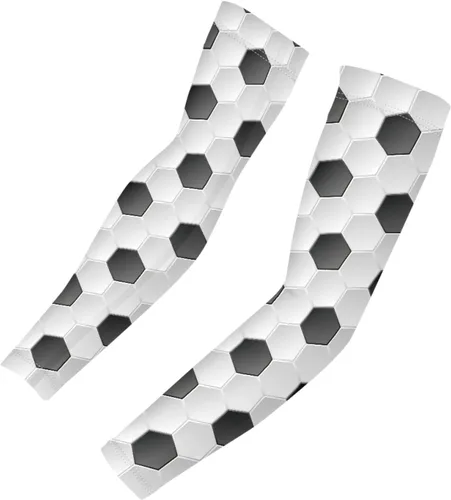 Miniatura 12 de CLOHOMIN Mangas de brazo para hombres y mujeres elásticas para cubrir tatuajes, manga deportiva refrescante para correr, ciclismo, baloncesto, fútbol