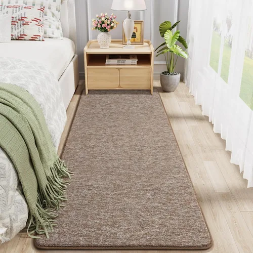 Miniatura 25 de Chicrug Alfombras Modernas de 2x8 Pies para Dormitorio y Sala de Estar, Alfombra de Pasillo de Espuma Viscoelástica de Pelo Bajo para Entrada