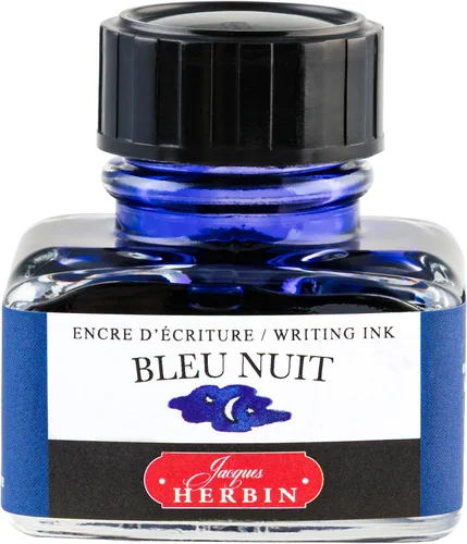 Miniatura 24 de Tinta para pluma estilográfica Herbin - Botella de 30 ml - Bleu Azur