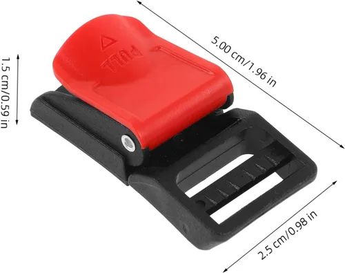 Miniatura 7 de 6 piezas de hebilla de casco hebilla de accesorio para casco hebilla de liberación rápida reemplazo accesorios casco motocicleta casco motocicleta